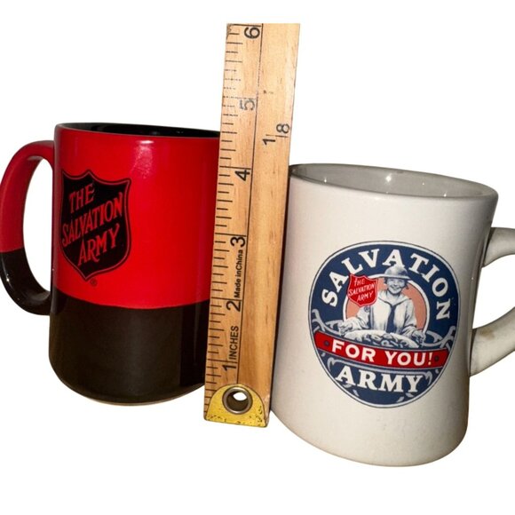 The Salvation Army Vintage Mugs Set Of 2 - Picture 4 of 5